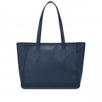 Shopper Le Foulonné 021-10141 Dunkelblau, Farbe: blau/petrol, Marke: Longchamp, EAN: 3597922211258, Abmessungen in cm: 33.5x26x13.5, Bild 1 von 5