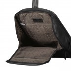 Rucksack Vintage 3.0 mit Laptopfach 15 Zoll Schwarz, Farbe: schwarz, Marke: Hausfelder Manufaktur, EAN: 4065646007079, Abmessungen in cm: 30x44x13, Bild 8 von 9