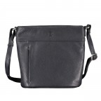 Umhängetasche Dunkelblau, Farbe: blau/petrol, Marke: Hausfelder Manufaktur, EAN: 4065646007116, Abmessungen in cm: 22x24x7, Bild 1 von 6