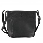 Umhängetasche Schwarz, Farbe: schwarz, Marke: Hausfelder Manufaktur, EAN: 4065646007130, Abmessungen in cm: 22x24x7, Bild 1 von 6