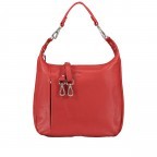 Beuteltasche Nappa Rot, Farbe: rot/weinrot, Marke: Hausfelder Manufaktur, EAN: 4065646007185, Abmessungen in cm: 35x29x6, Bild 1 von 7