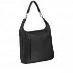 Beuteltasche Nappa Schwarz, Farbe: schwarz, Marke: Hausfelder Manufaktur, EAN: 4065646007192, Abmessungen in cm: 35x29x6, Bild 2 von 7