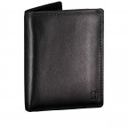 Geldbörse Nappa Schwarz, Farbe: schwarz, Marke: Hausfelder Manufaktur, EAN: 4065646007710, Abmessungen in cm: 9.5x13x2, Bild 2 von 5