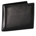 Geldbörse mit RFID-Schutz Schwarz, Farbe: schwarz, Marke: Hausfelder Manufaktur, EAN: 4065646007796, Abmessungen in cm: 12x9.5x2, Bild 2 von 5