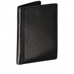 Karten-/Ausweisetui Nappa mit RFID-Schutz Schwarz, Farbe: schwarz, Marke: Hausfelder Manufaktur, EAN: 4065646008342, Abmessungen in cm: 9x11.5x1, Bild 2 von 5