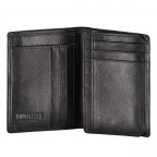 Karten-/Ausweisetui Nappa mit RFID-Schutz Schwarz, Farbe: schwarz, Marke: Hausfelder Manufaktur, EAN: 4065646008342, Abmessungen in cm: 9x11.5x1, Bild 4 von 5