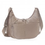 Beuteltasche MD20 QMT27 mit Dehnfalte Taupe, Farbe: taupe/khaki, Marke: Mandarina Duck, EAN: 8032803782618, Abmessungen in cm: 36x27x10, Bild 2 von 6