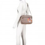Umhängetasche MD20 JGTV8 Blossom Taupe, Farbe: taupe/khaki, Marke: Mandarina Duck, EAN: 8032803783745, Abmessungen in cm: 27.5x21x11, Bild 5 von 7