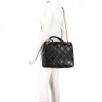 Handtasche Cessily Black, Farbe: schwarz, Marke: Guess, EAN: 0190231535041, Abmessungen in cm: 23.5x29x10, Bild 6 von 7