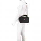 Tasche Hassie Black, Farbe: schwarz, Marke: Guess, EAN: 0190231537922, Abmessungen in cm: 26x18x6, Bild 6 von 7