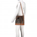 Beuteltasche Adria Dadino M Cognac Brown, Farbe: cognac, Marke: AIGNER, EAN: 4055539450433, Abmessungen in cm: 24x30x18, Bild 3 von 5