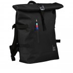 Rucksack Rolltop HolyPoly mit herausnehmbarer 15-Zoll-Laptophülle Black, Farbe: schwarz, Marke: Got Bag, EAN: 4260483881442, Abmessungen in cm: 32x47x17, Bild 2 von 7