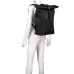 Rucksack Rolltop HolyPoly mit herausnehmbarer 15-Zoll-Laptophülle Black, Farbe: schwarz, Marke: Got Bag, EAN: 4260483881442, Abmessungen in cm: 32x47x17, Bild 5 von 7