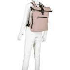 Fahrradtasche Rucksack mit Gepäckträgerbefestigung Alt Rose, Farbe: rosa/pink, Marke: Blackbeat, EAN: 4066727000743, Abmessungen in cm: 29x45x11, Bild 7 von 12