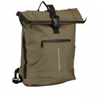 Fahrradtasche Rucksack mit Gepäckträgerbefestigung Oliv, Farbe: grün/oliv, Marke: Blackbeat, EAN: 4066727000750, Abmessungen in cm: 29x45x11, Bild 2 von 12