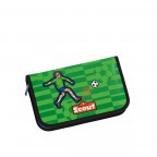 Schulranzen Sunny Set 4-teilig Street Soccer, Farbe: grün/oliv, Marke: Scout, Abmessungen in cm: 30x39x20, Bild 5 von 8