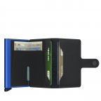 Geldbörse Miniwallet Matte Black Blue, Farbe: anthrazit, Marke: Secrid, EAN: 8718215289524, Abmessungen in cm: 6.8x10.2x2.1, Bild 3 von 5