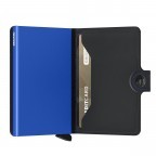 Geldbörse Miniwallet Matte Black Blue, Farbe: anthrazit, Marke: Secrid, EAN: 8718215289524, Abmessungen in cm: 6.8x10.2x2.1, Bild 4 von 5