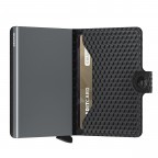 Geldbörse Miniwallet Cubic Black Titanium, Farbe: anthrazit, Marke: Secrid, EAN: 8718215289760, Abmessungen in cm: 6.8x10.2x2.1, Bild 4 von 5