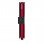 Geldbörse Miniwallet Optical mit RFID-Schutz Black Red, Farbe: anthrazit, Marke: Secrid, EAN: 8718215289692, Abmessungen in cm: 6.8x10.2x2.1, Bild 2 von 5