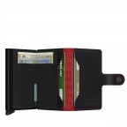 Geldbörse Miniwallet Fuel mit RFID-Schutz Black Red, Farbe: anthrazit, Marke: Secrid, EAN: 8718215289784, Abmessungen in cm: 6.5x10.2x2.1, Bild 3 von 5