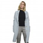 Strickmantel Catena Größe XL Bluewash, Farbe: blau/petrol, Marke: Rino & Pelle, EAN: 8720529142150, Bild 2 von 4