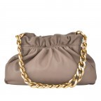 Umhängetasche Soft Volume Camille Silky Leather Taupe Brown, Farbe: taupe/khaki, Marke: Les Visionnaires, EAN: 4260711679810, Abmessungen in cm: 32x22x12, Bild 1 von 6