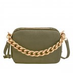 Umhängetasche Chain Reaction Emily Chain Soft Grainy Musty Green, Farbe: grün/oliv, Marke: Les Visionnaires, EAN: 4260711679223, Abmessungen in cm: 26x16x8, Bild 1 von 9