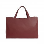 Handtasche Tommy Life Satchel Rouge, Farbe: rot/weinrot, Marke: Tommy Hilfiger, EAN: 8720641961264, Abmessungen in cm: 37x25x12, Bild 2 von 5