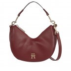 Umhängetasche Tommy Life Hobo Rouge, Farbe: rot/weinrot, Marke: Tommy Hilfiger, EAN: 8720641960823, Abmessungen in cm: 24x18x9, Bild 1 von 5
