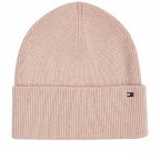 Mütze Essential Flag Beanie Sepia Pink Melange, Farbe: rosa/pink, Marke: Tommy Hilfiger, EAN: 8720641980746, Bild 1 von 3