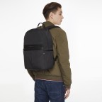 Rucksack Horizon Backpack mit Laptopfach 15 Zoll Black, Farbe: schwarz, Marke: Tommy Hilfiger, EAN: 8720641961752, Abmessungen in cm: 30x45x15, Bild 3 von 5