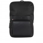Rucksack Slim Tech Backpack mit separatem Laptopfach 16 Zoll Black, Farbe: schwarz, Marke: Tommy Hilfiger, EAN: 8720641982986, Abmessungen in cm: 28.5x46x15, Bild 1 von 5