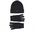 Mütze und Handschuhe Essential zweiteiliges Geschenkset Black, Farbe: schwarz, Marke: Tommy Hilfiger, EAN: 8720641981903, Bild 2 von 2