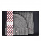 Mütze und Schal Essential zweiteiliges Geschenkset Mid Grey Heather, Farbe: grau, Marke: Tommy Hilfiger, EAN: 8720641981200, Bild 1 von 2