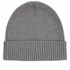 Mütze Essential Flag Beanie Mid Grey Heather, Farbe: grau, Marke: Tommy Hilfiger, EAN: 8720641979887, Bild 2 von 3