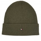 Mütze Essential Flag Beanie Army Green Melange, Farbe: grün/oliv, Marke: Tommy Hilfiger, EAN: 8720641981811, Bild 1 von 3