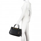 Handtasche g vibes Black Logo, Farbe: schwarz, Marke: Guess, EAN: 0190231634065, Abmessungen in cm: 30x22x11, Bild 3 von 6