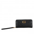 Geldbörse g vibes mit Handschlaufe Black Logo, Farbe: schwarz, Marke: Guess, EAN: 0190231634263, Abmessungen in cm: 21x10x2, Bild 1 von 5