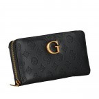 Geldbörse g vibes mit Handschlaufe Black Logo, Farbe: schwarz, Marke: Guess, EAN: 0190231634263, Abmessungen in cm: 21x10x2, Bild 2 von 5