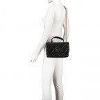 Tasche Cessily Black, Farbe: schwarz, Marke: Guess, EAN: 0190231535034, Abmessungen in cm: 26x16x8.5, Bild 5 von 6