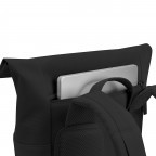 Rucksack Stockholm mit Laptopfach 14 Zoll All Black, Farbe: schwarz, Marke: Kapten & Son, EAN: 4251145217525, Abmessungen in cm: 38x41x14, Bild 8 von 8