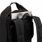 Freizeitrucksack Tonsberg mit Laptopfach 16 Zoll All Black, Farbe: schwarz, Marke: Kapten & Son, EAN: 4251145217518, Abmessungen in cm: 31x47x20, Bild 7 von 8