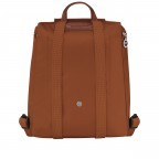 Rucksack Le Pliage Green Rucksack Cognac, Farbe: cognac, Marke: Longchamp, EAN: 3597922259892, Abmessungen in cm: 26x28x10, Bild 3 von 5