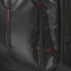 Reisetasche Ecodiver Duffle M auch als Rucksack nutzbar Black, Farbe: schwarz, Marke: Samsonite, EAN: 5400520140951, Abmessungen in cm: 63x29x35, Bild 8 von 9
