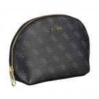 Kosmetiktasche Dome Tya Coal, Farbe: anthrazit, Marke: Guess, EAN: 7619342134255, Abmessungen in cm: 22x14x6, Bild 2 von 4
