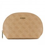 Kosmetiktasche Dome Tya Latte, Farbe: beige, Marke: Guess, EAN: 7619342134262, Abmessungen in cm: 22x14x6, Bild 1 von 4