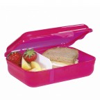 Brotdose Lunchbox Glitter Heart, Farbe: rosa/pink, Marke: Step by Step, EAN: 4047443461254, Abmessungen in cm: 17.7x12.9x5.9, Bild 2 von 2