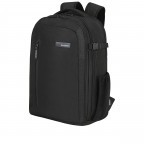 Rucksack Roader Backpack M mit Laptopfach 15.6 Zoll Deep Black, Farbe: schwarz, Marke: Samsonite, EAN: 5400520163837, Abmessungen in cm: 33x44x23, Bild 2 von 9