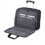 Pilotenkoffer Vectura Evo Business Case Wheels 17.3 Zoll mit USB-Anschluss Black, Farbe: schwarz, Marke: Samsonite, EAN: 5414847972058, Abmessungen in cm: 46x35x20, Bild 7 von 12